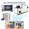 Gas/LPG fired powder curing oven