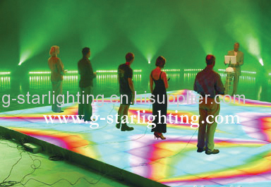 led flash dance floor