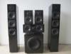 Black 5.1 Home Cinema Speakers With Active Subwoofer Super Bass Audio Sound 300W