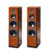 Native Rosewood Skin Floor Stand Home Theater Speaker Systems 150W Unique Design Box