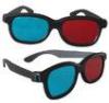 Light Weight HD Blue And Red 3D Glasses For LCD LED DLP Video Projector