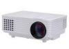 White Color HD Video Projectors / Movie Projectors For Home Support IPhone IPad Computer