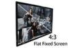 Big 160 Inch 4 To 3 Front Projector Screen 160 Degree View Angle