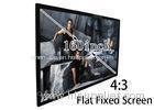 Big 160 Inch 4 To 3 Front Projector Screen 160 Degree View Angle