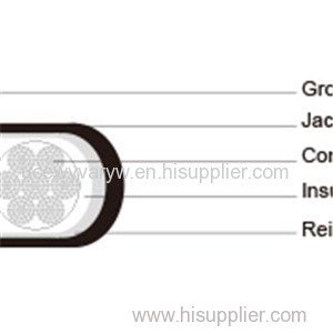 Type G Two-Conductor Flat Portable Power Cable 2kV