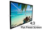 Home Movie Theater 9' X 12' Flat Projection Screen Customized Size Acceptable