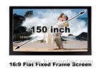 HD 150 Inch Flat Projection Screen 16 To 9 For Home Theatre Projector