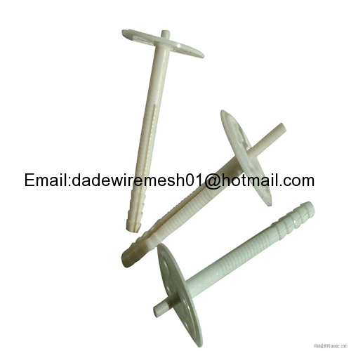 High quality Plastic Cap Heat Preservation Dowel Nail/Insulation Supporting Export