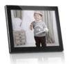 Plastic 12 inch Digital Photo Frames Motion Sensor With Calendar / Clock