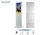 White Free Standing LCD Advertising Display 32 Inch Wireless Remote Control