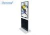 55&quot; Floor Stand LCD Digital Signage With Rotating Screen for Hotel / Building