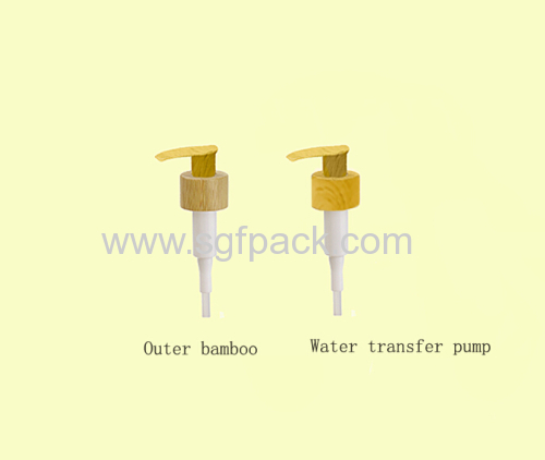 YELLOW WATER TRANSFER CAP WOODEN BAMBOO COLOR