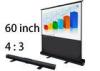 60&quot; Inch 4 By 3 Front Manual Projection Screen With Aluminium Case