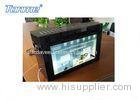 White / Black Transparent LCD Display Showcase 22 inch With Touch Screen