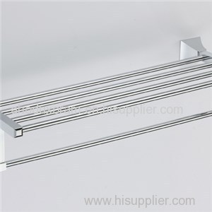 Chromed Bath Towel Rack