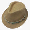 Black Paper Straw Hats for Men