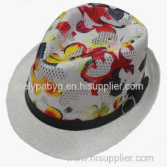 Fashion Summer Fedora Straw