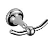 Polished Chrome Double Bath Hook