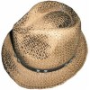 Women No Decoration Color Matching Fedora Hat