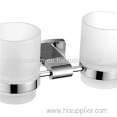 Wall Mounted Double Tumbler Holder