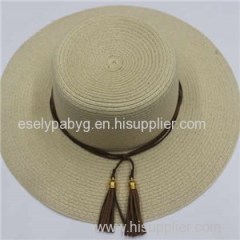Fashion wholesale wide brim straw hats for man