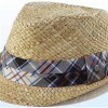 Custom Made Straw Fedora Hat