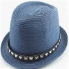 Fashion Raffia and Paper Straw Fedora Hats for Ladies