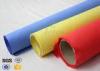 Red Silicone Rubber Coated Fiberglass Engineer Acoustic Insulation Fabric Material