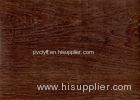 Dark Wood Grain PVC Vinyl Flooring 5mm For Office / Shopping Mall Eco - Friendly