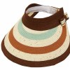 Paper Straw Women Visor Hat