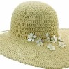 Spring Summer Handmade Straw Floppy Hat