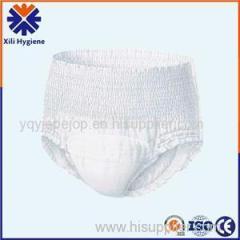 Dry Surface And Breathable Pants Style Adult Diaper In Bed