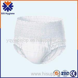 Dry Surface And Breathable Pants Style Adult Diaper In Bed