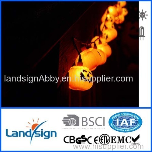 Solar light factory landsign series solar string lights