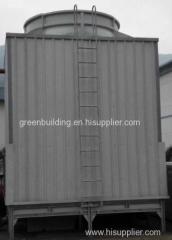 Square counter flow single fan non-chassis cooling tower