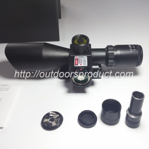 2.5-10X40E Rifle Scope Red/Green Dual illuminated with Red Laser