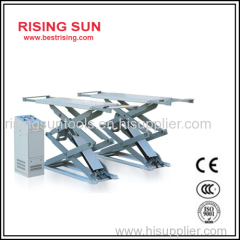 Surface mounted full rise scissor lift