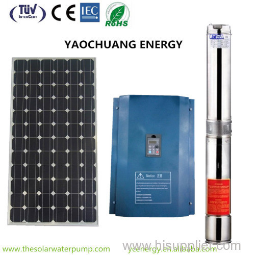 solar water pump system for agriculture irrigation