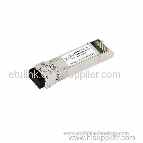 10G 1550nm SM 80KM LC SFP+ Transceiver