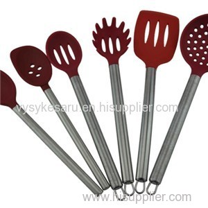 Silicone SS Utensils Set