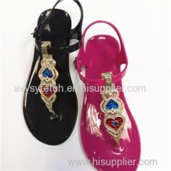 Ladies Sandals Durable Pvc Comfortable Sandals Fashion Trendy Design Snadals