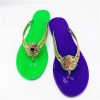 Pvc Sole Lady Fashion Design Slipper Beautiful High Quality Lady Flip Flops