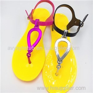 Special Design Pvc Material Shoe Sole Sandals Open-toed Outdoor Women Footwear Sandals