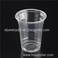 Customizable 12oz Disposable Clear Plastic Cold Cups Non-toxic Environmental