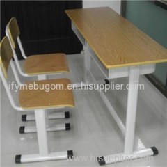 Plywood Double School Desk