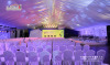 Liri 30x50m cube structure double decker tent for Van Gogh show