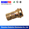 GOLD-PLATED PLUG F CONNECTOR