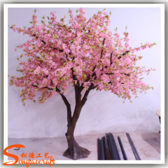 Large outdoor artificial trees cherry blossoms plastic-home-decor wedding tree