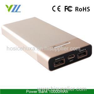 10000mAh Power Bank with 2A Input & Output