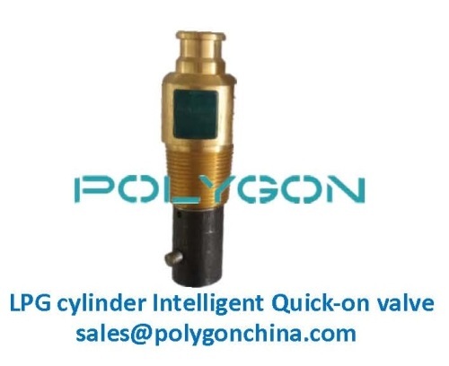LPG cylinder intelligent quick on valves